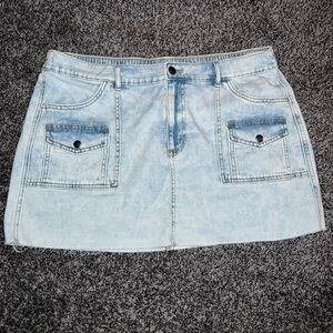 Aerie Jean skirt